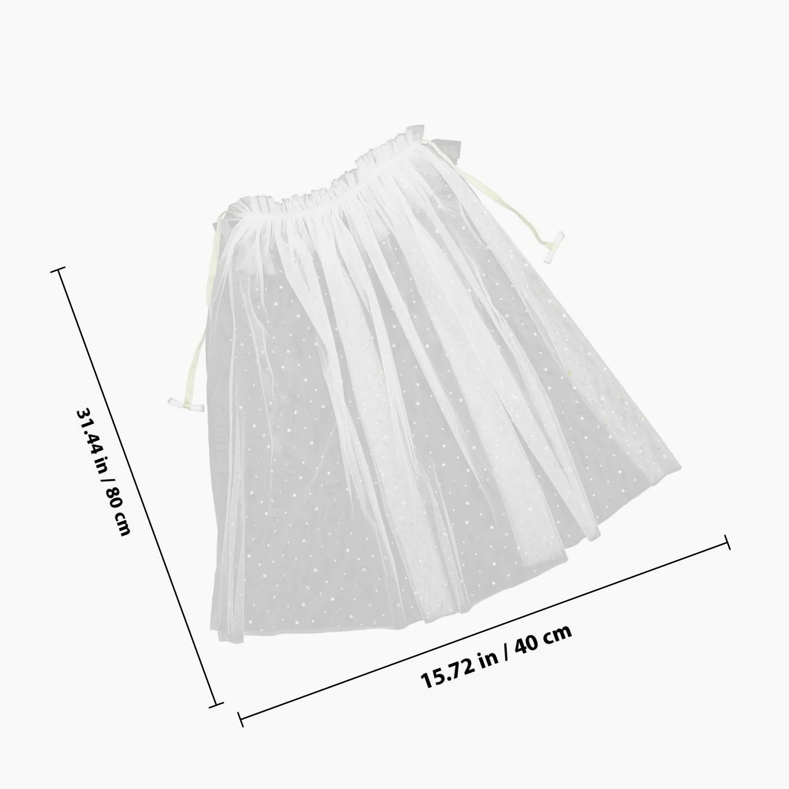 Alipis 1pieza de Gasa para Niñas Disfraz de Fiesta con Ligera y Decorativa para Cumpleaños y Eventos Temáticos para Niñas
