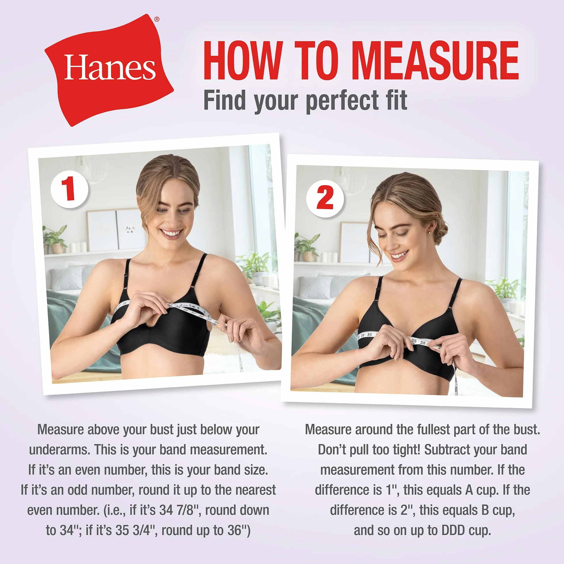 Hanes Bralette Pack 3-Pack Cotton Scoopneck Low-Impact Sports Bra Mujer