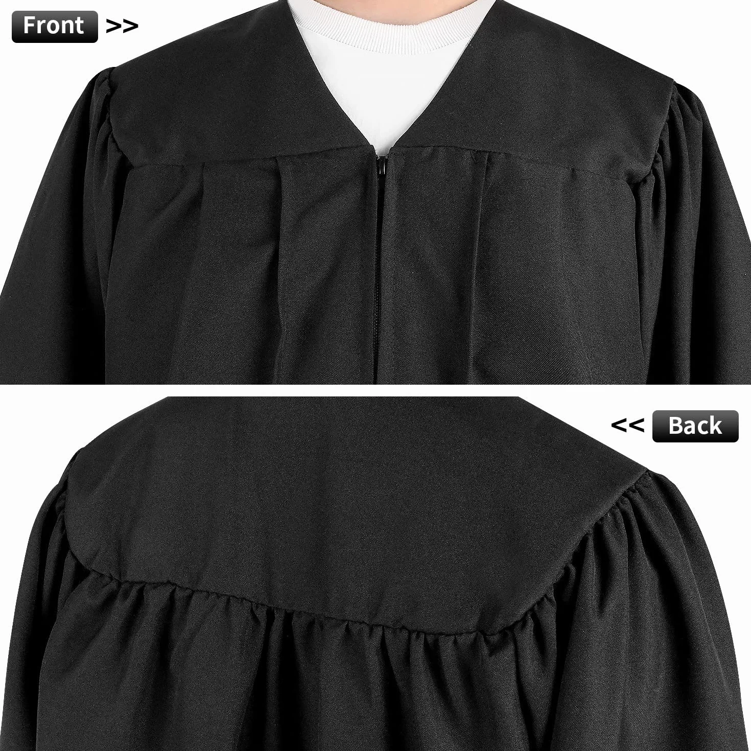 KEELYY Birrete y Toga Graduacion, Gorro Graduación, Sombrero y Ropa para Hombre Mujer Secundaria Universidad