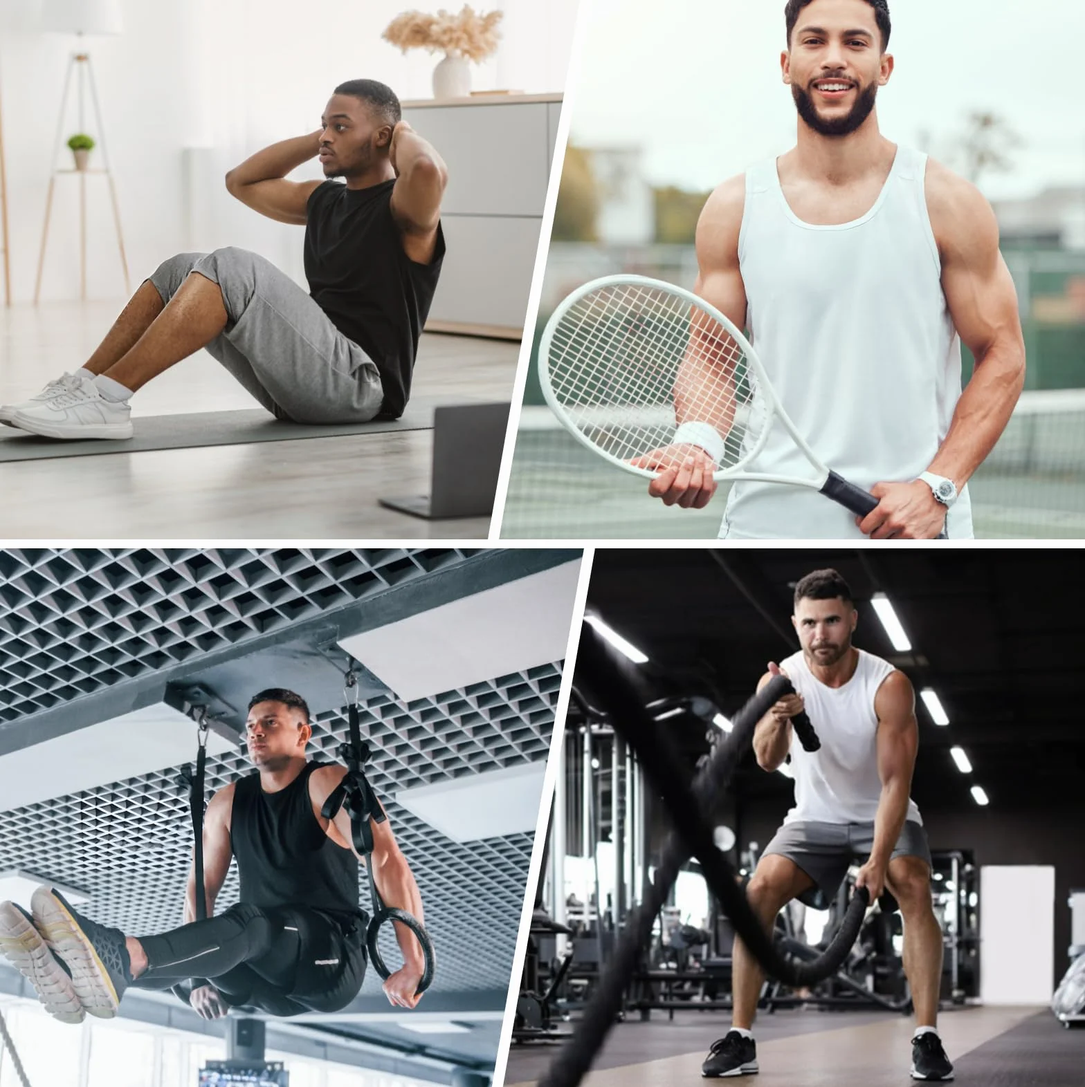 Camisetas de Tirantes para Hombre Ropa Interior sin Mangas Deportivo Tank Tops Secado rápido Gimnasio Camiseta Entrenamiento