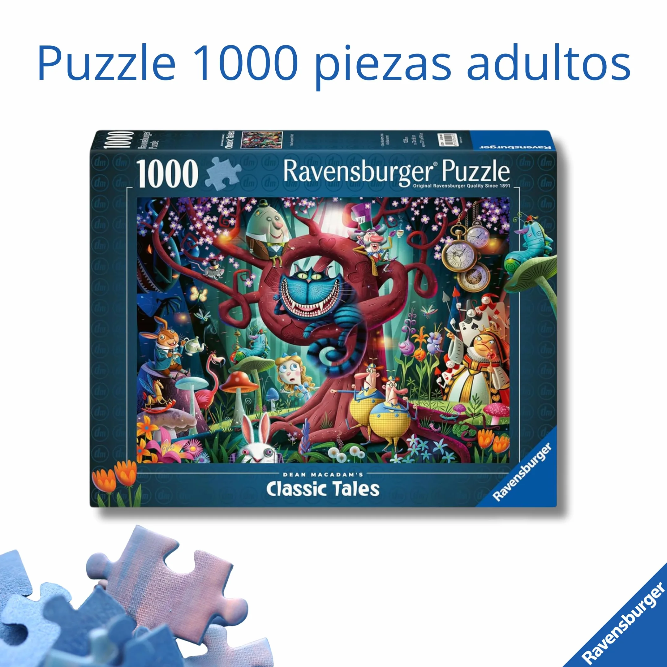 Ravensburger - Puzzle 1000 Piezas Todos Estan Locos Aquí | Puzzle Adultos | Rompecabezas Adultos | para Toda La Familia | 70x50 Cm | Regalo Adulto