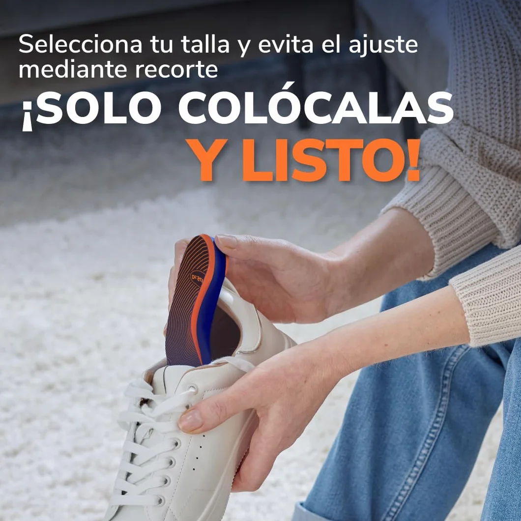Dr. Scholl’s Advanced Pain Relief Plantillas Ortopédicas Hombres/Mujeres, resistentes para zapatos y botas, alivio fascitis plantar, soporte arco, pies planos, absorción impactos, soporta hasta 150kg