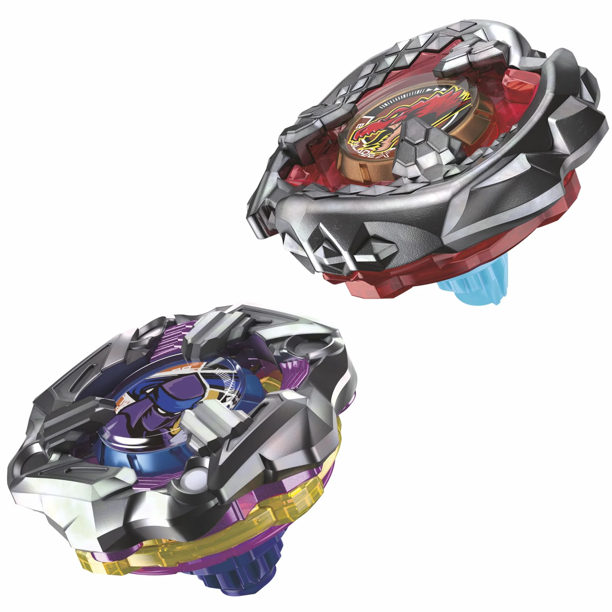 Beyblade X Beat Tyranno 4-70Q & Knife Shinobi 4-80HN, Pack Doble