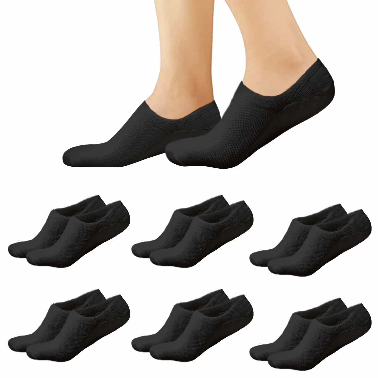 Calcetines Invisibles Tobilleros Pinkies para Hombre y Mujer Verano