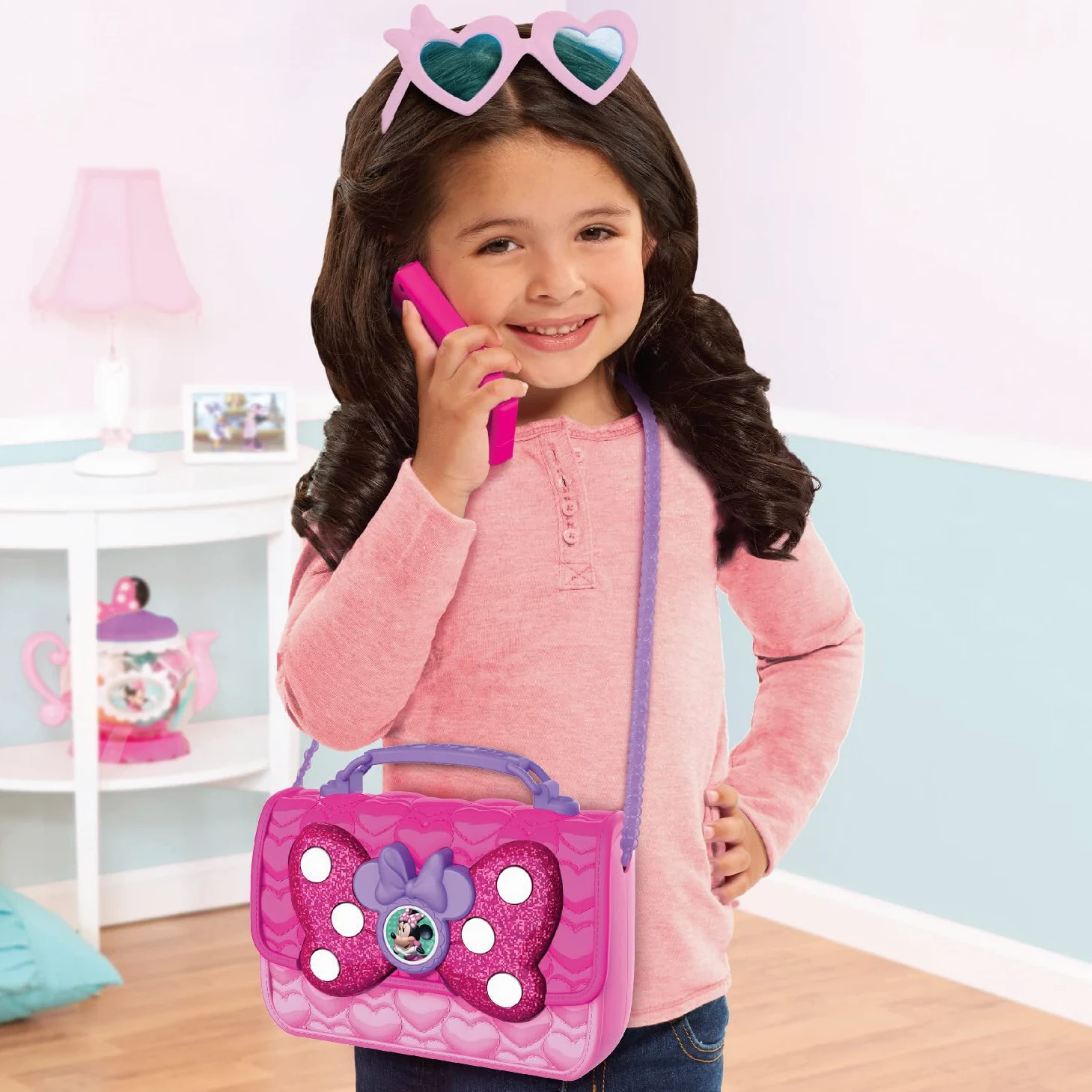 Disney Junior Minnie Mouse Bowfabulous - Juego de 7 Piezas, Juego de Disfraces y simulación, Juguetes para niños a Partir de 3 años Just Play