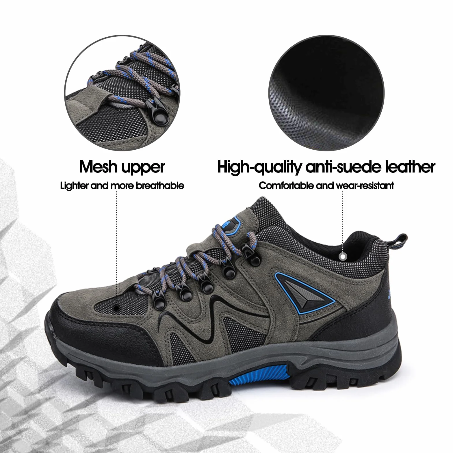 Zapatillas de Trekking Hombre Senderismo Montaña Trail Running Verano Ligeras 38-48 EU