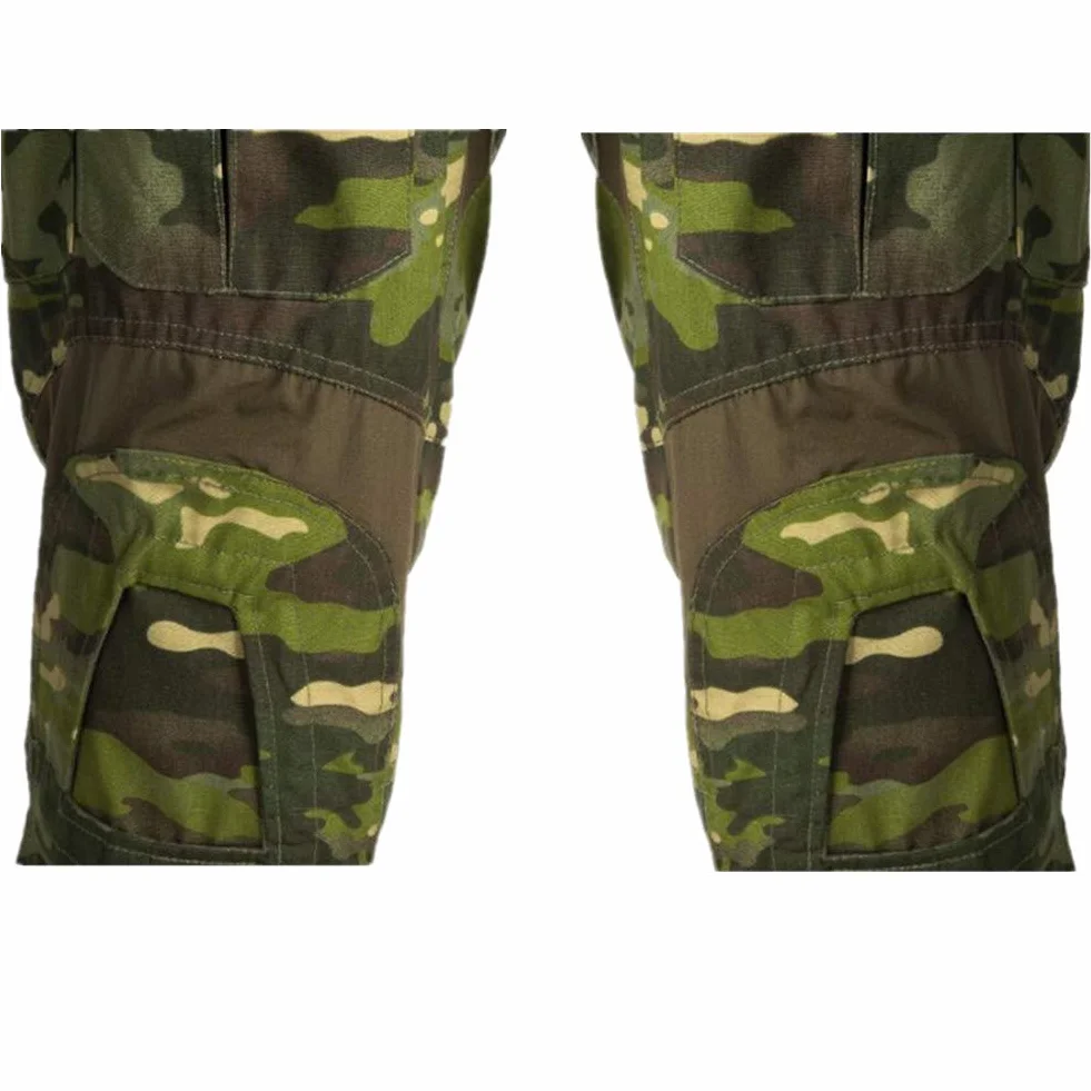 Pantalones tácticos militares airsoft BDU multibolsillos para hombre