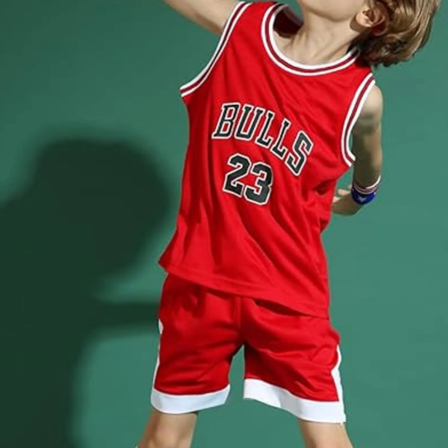 Conjunto de Baloncesto para Niños 2 Piezas - Camiseta Tirantes y Pantalones Cortos