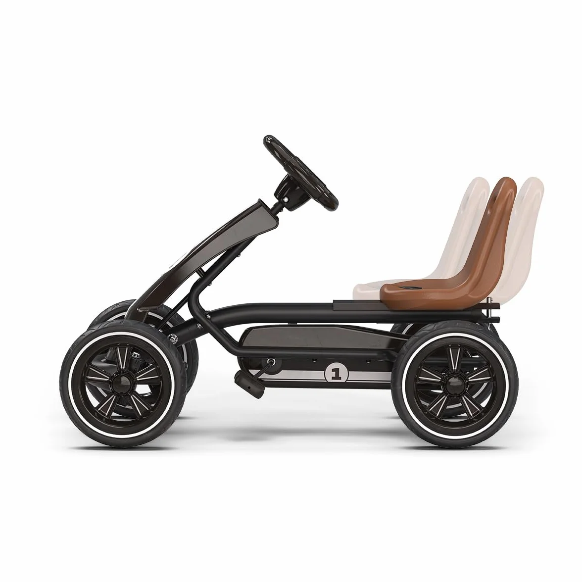 EXIT Foxy Pedal Go-Kart - Espresso Black