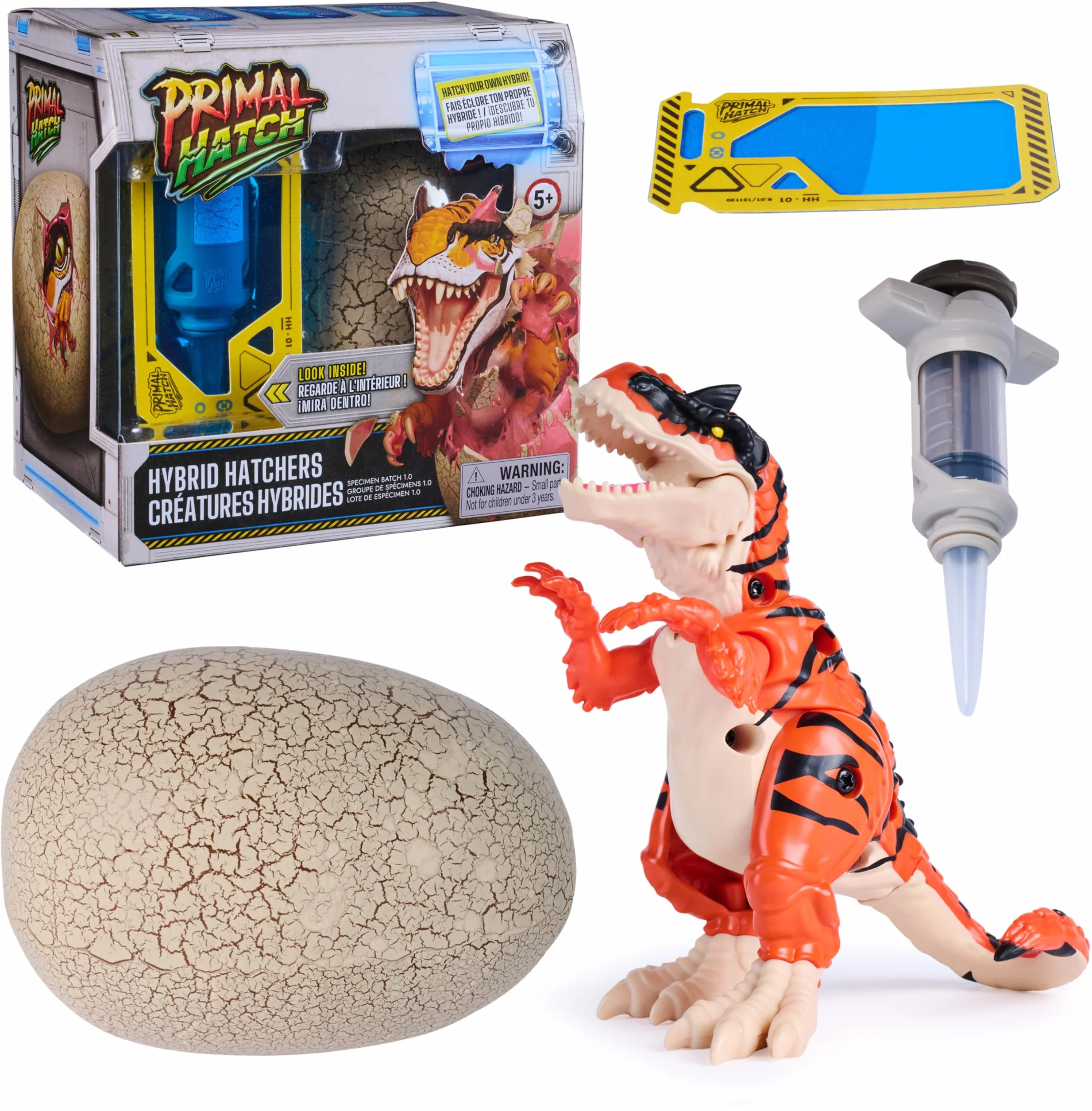 Dino Rising Primal Hatch Criaturas Híbridas Huevo Que Eclosiona Dinosaurio Interior 10 para Coleccionar Juguetes Niños 5 Años Regalo Niño 5 Años
