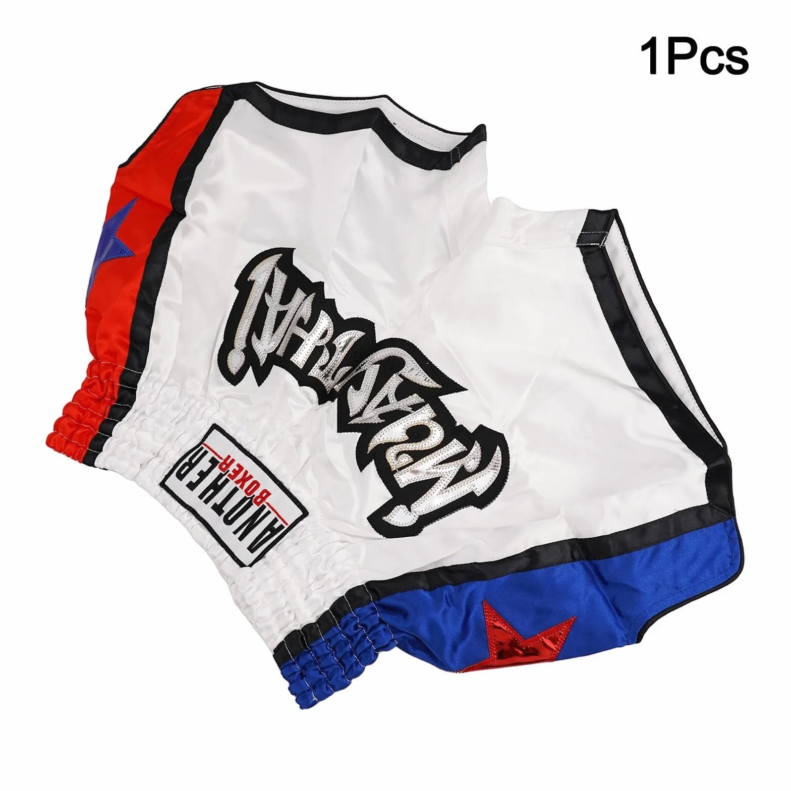 BlissfulAbode Pantalones cortos de boxeo funcionales para artes marciales mixtas y Muay Thai