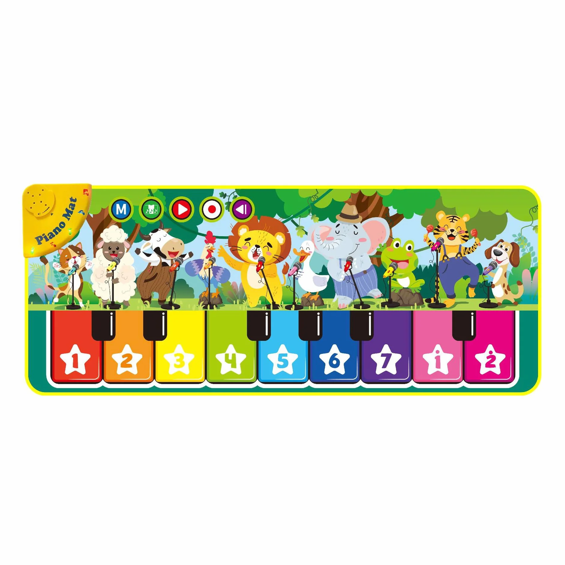 Piano Alfombra Musical para Bebés | Juguete Educativo Infantil con Sonidos y Melodías | Alfombra Musical Sensorial para Desarrollo Temprano | Ideal para Bebés y Niños Pequeños