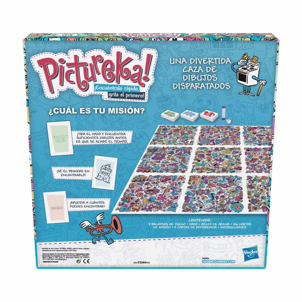 Hasbro Gaming Pictureka! Juego de Mesa Infantil Familiar Mayores 6 Años
