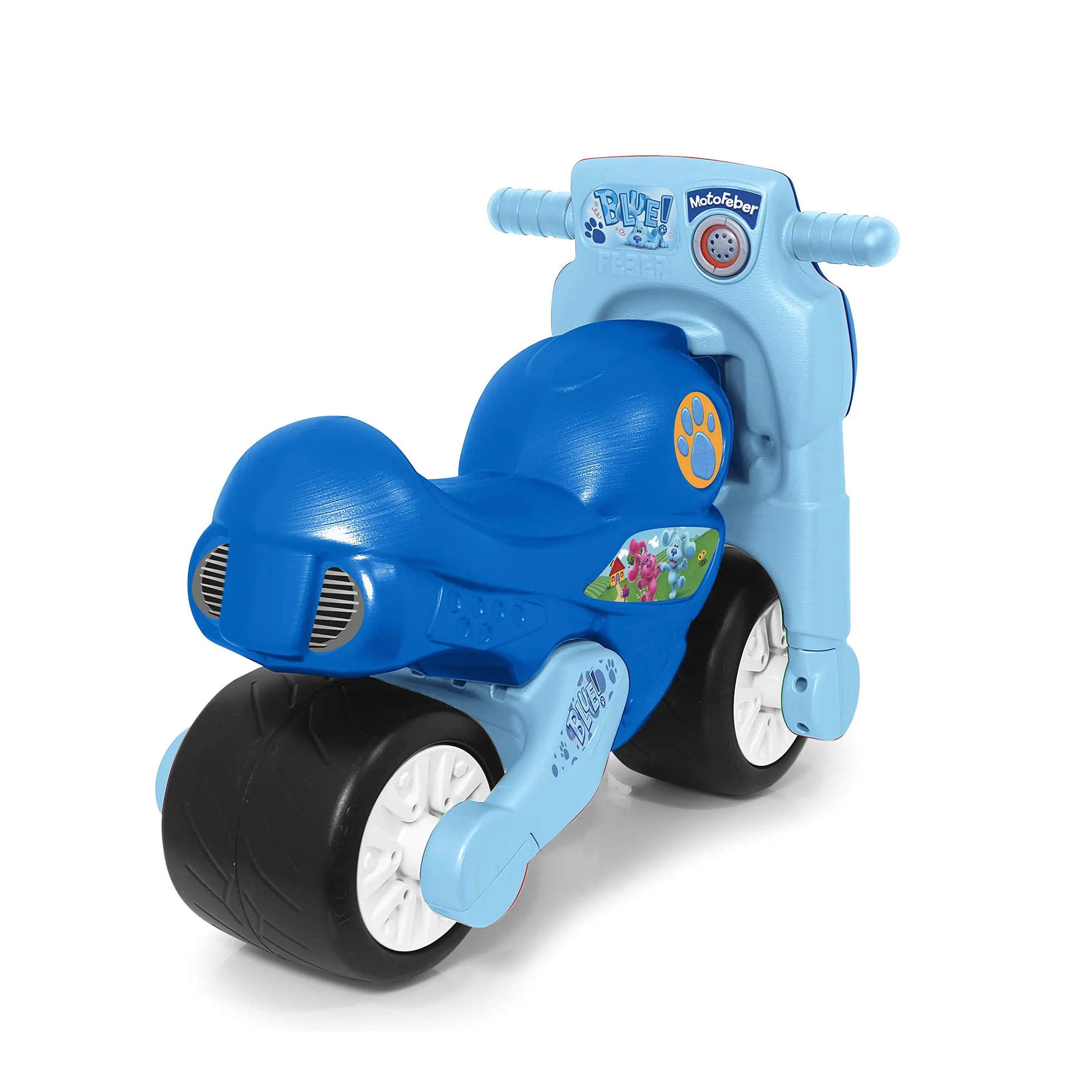 FEBER Motofeber 1 Blue Clues - correpasillos para Niñas y Niños de 18 Meses en Adelante (Famosa 800013301)