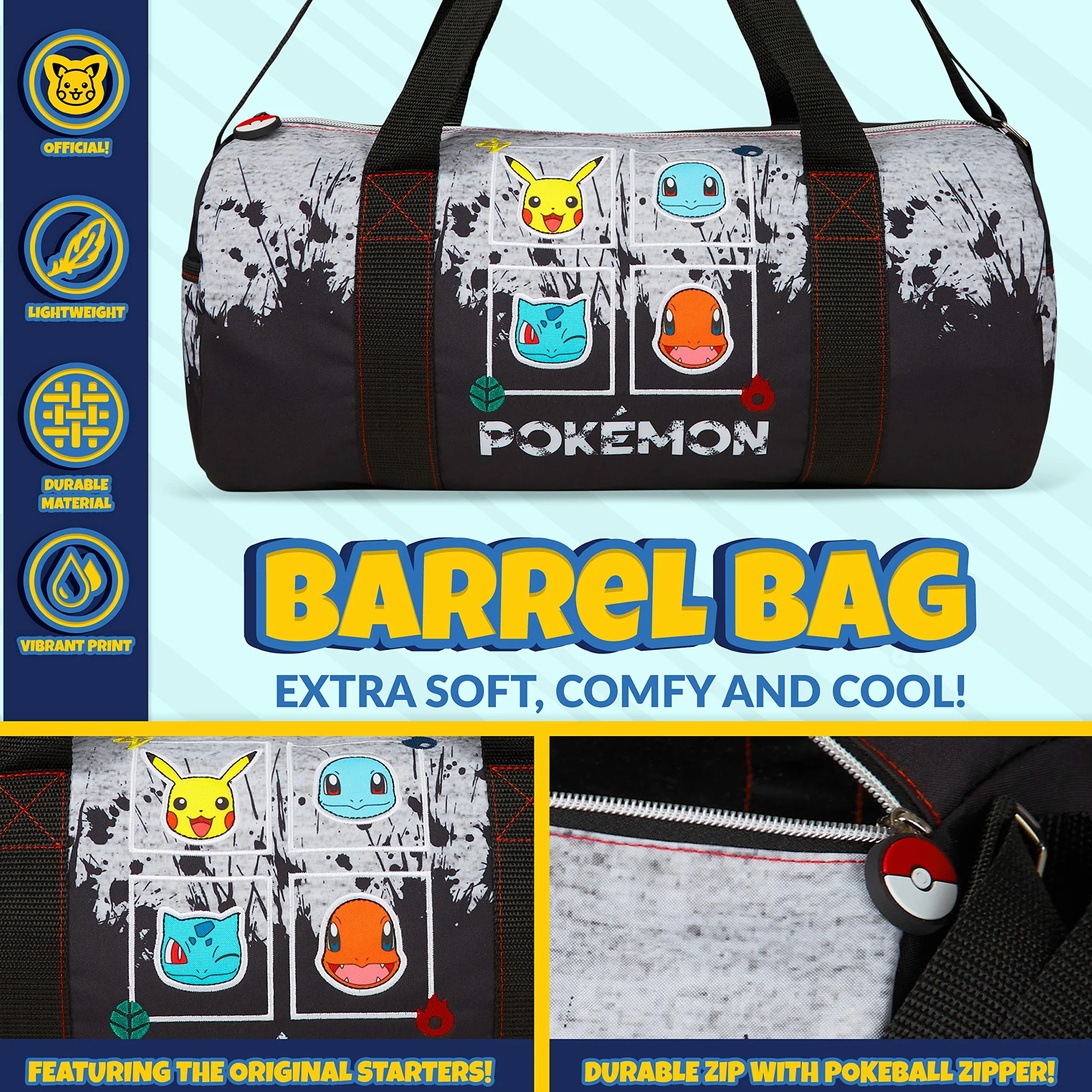Pokemon Bolsa Deporte Niño - Bolsa Grande de Viaje Oficial