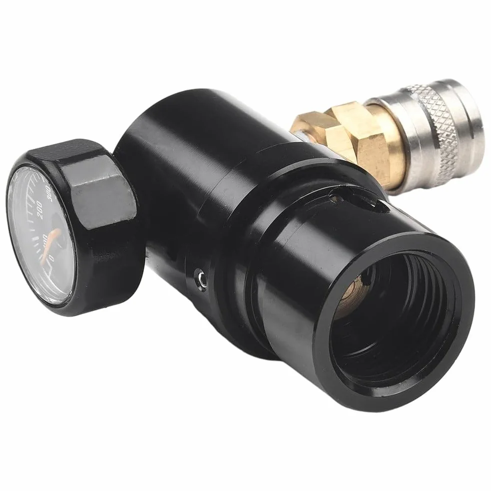 Regulador de aire PCP HPA Micro MR, acoplador US Foster, manómetro, 40-200 PSI para paintball
