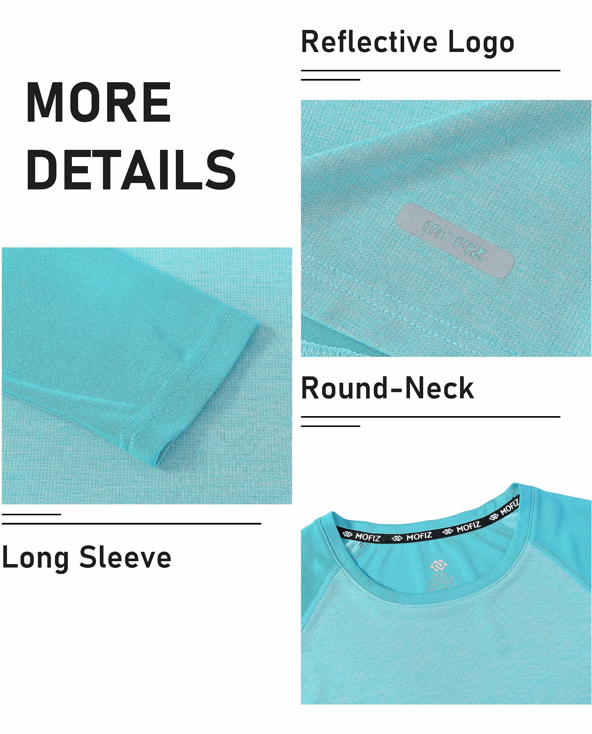 Camiseta de Manga Larga para Mujer, Protección Solar UPF 50+ UV, Secado rápido