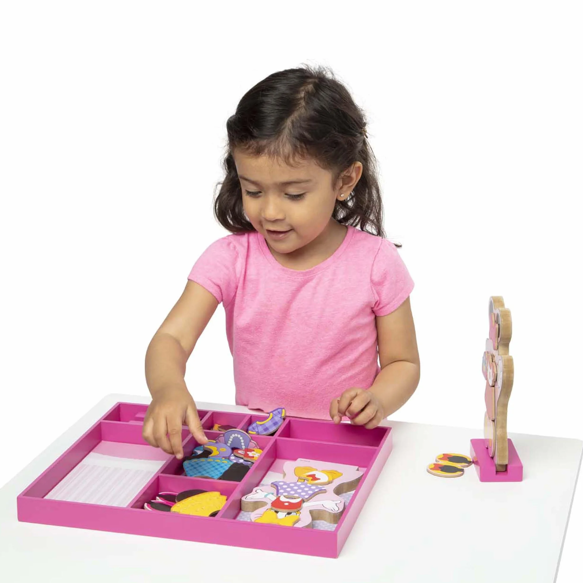 Minnie and Daisy Wooden Magnetic Dress-Up Play Set by Melissa & Doug