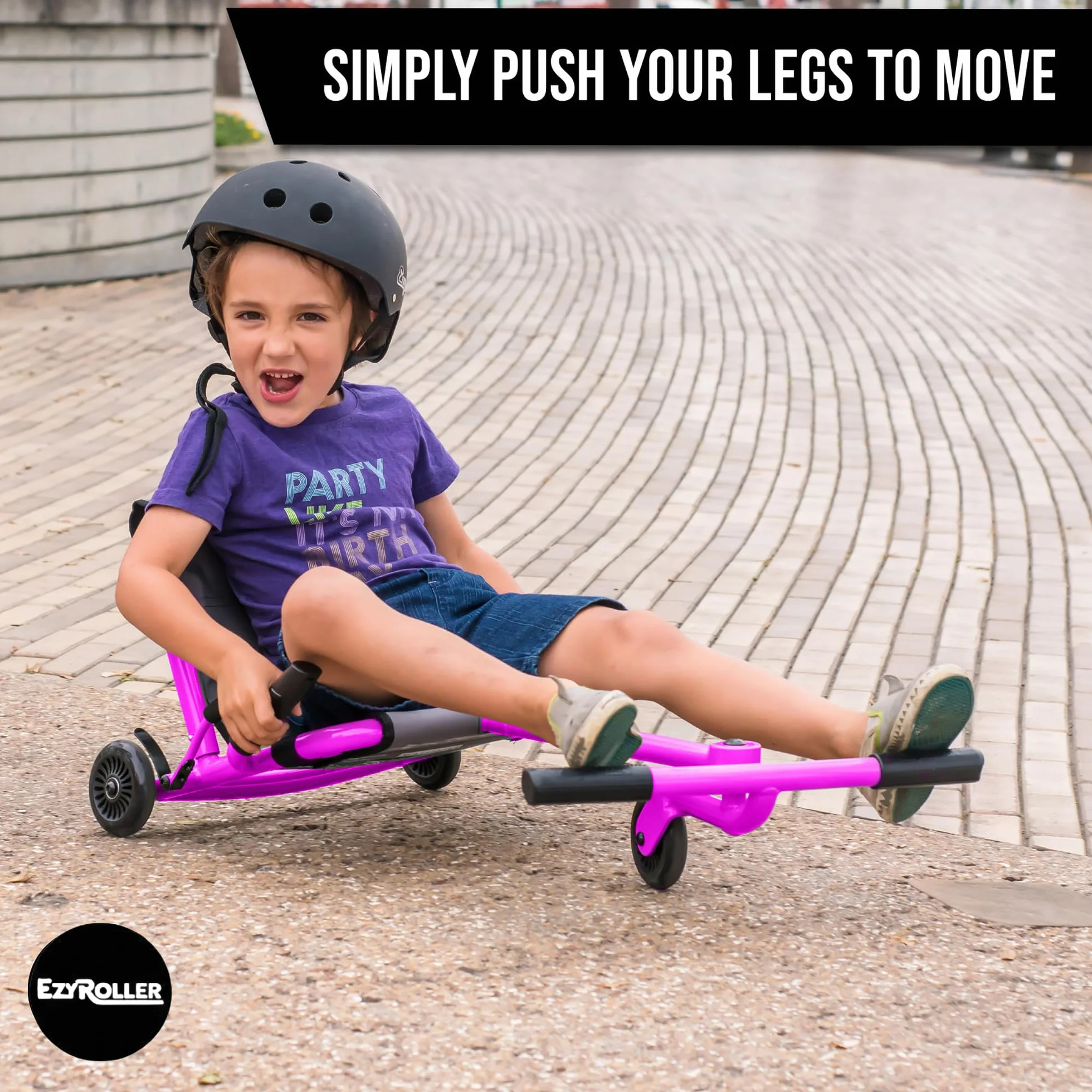 Ezyroller - Patinete para niños (ER-Rosa)