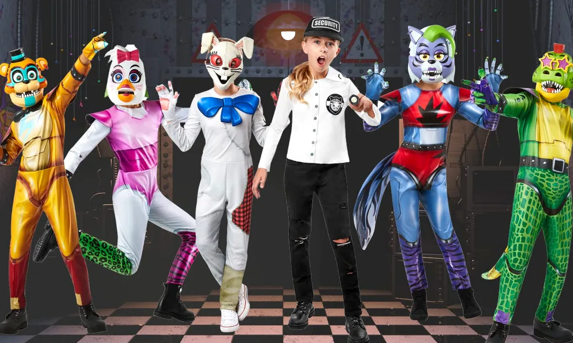 Rubie's - Disfraz de Freddy Glamrock de Five Nights at Freddy para niño