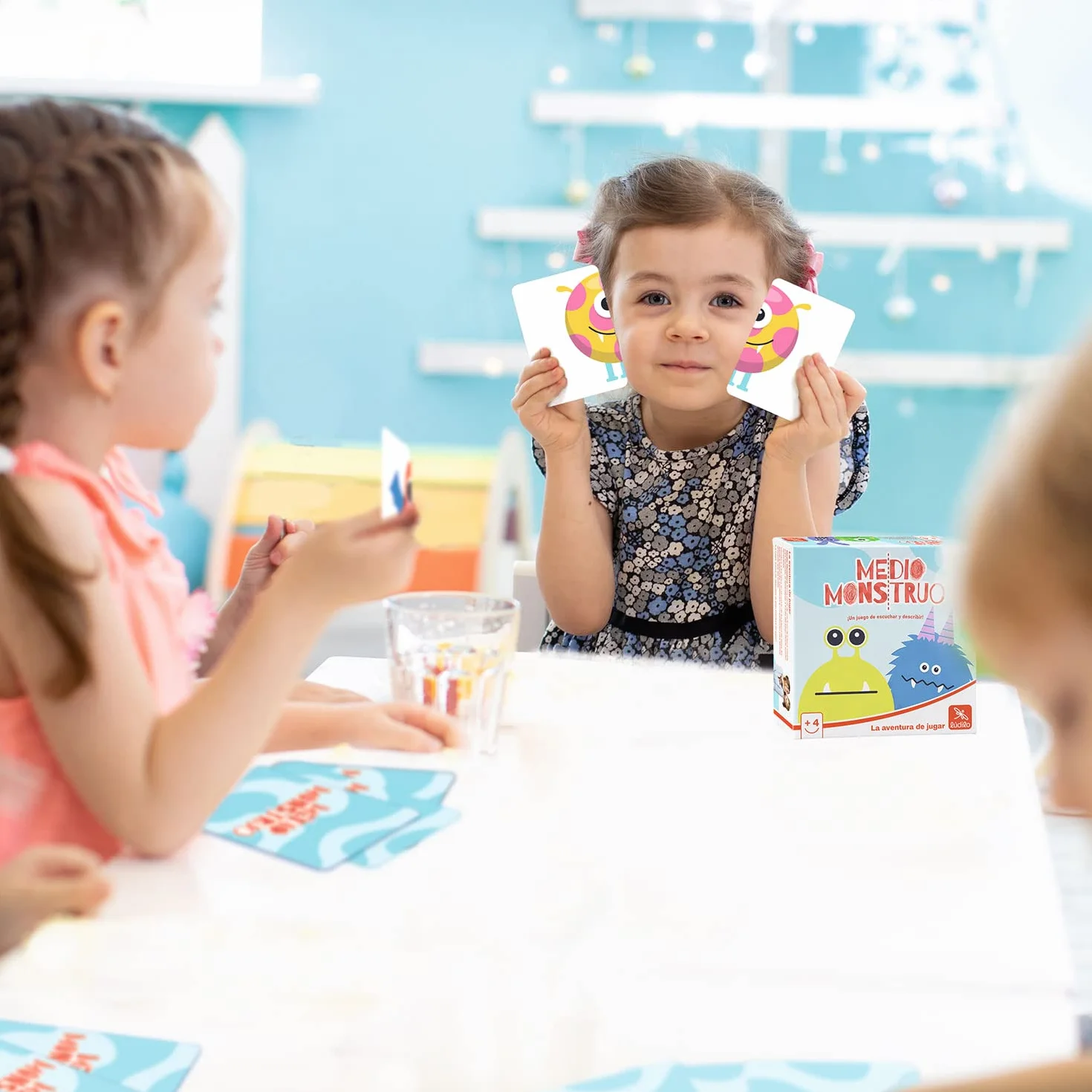 Ludilo - Medio Monstruo | Juegos De Mesa Niños 4 Años O Más | Juegos Educativos Niños 4 Años De Partidas De 10 Minutos | Juego De Mesa De 2 A 4 Jugadores