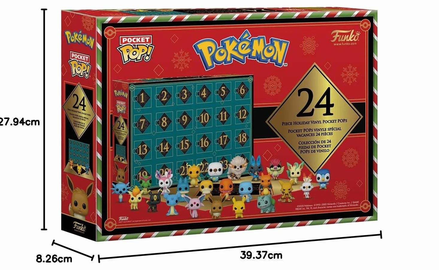 Funko Calendario DE Vacaciones: Pokemon 2023