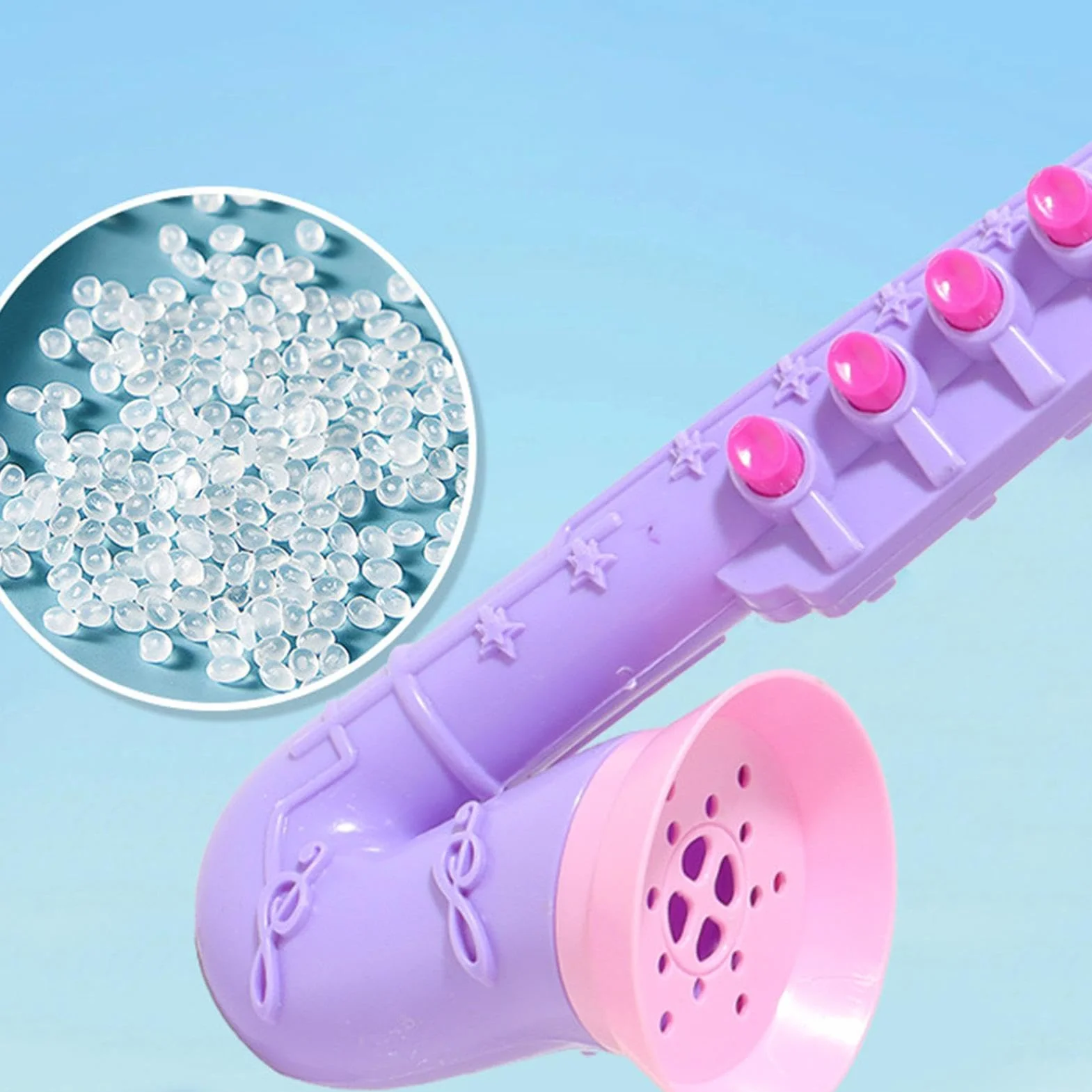 Saxofón de ,Seguro y Realista - Instrumento Musical De Saxofón - para Pequeños Principiantes Juego de Roles y Actuación Accesorios de Práctica en Casa y Preescolar Infantil