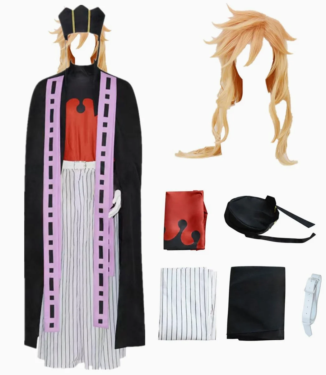 Disfraz de anime para hombre, talla de EE. UU., traje de fiesta (2XS)