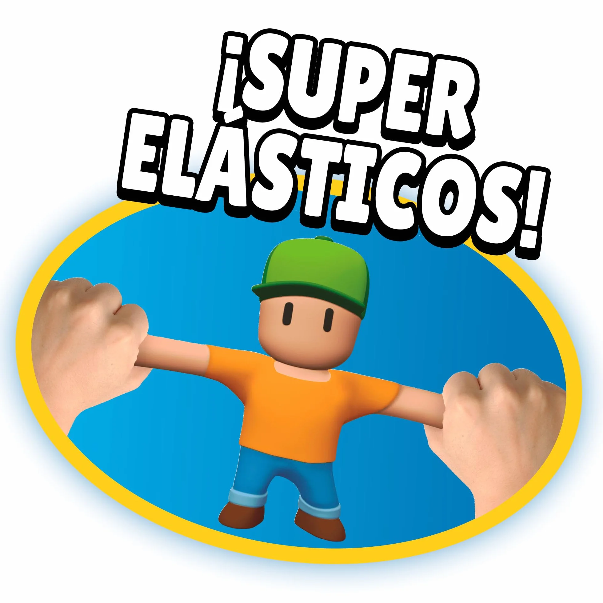 Bizak Monsterflex Stumple Guys, Videojuego, Mr.Stumble, Muñeco súper Extensible y elástico, 15 cm, 16 Modelos para coleccionar, para Adultos coleccionistas y niños Desde 6 años, (64390006-17)