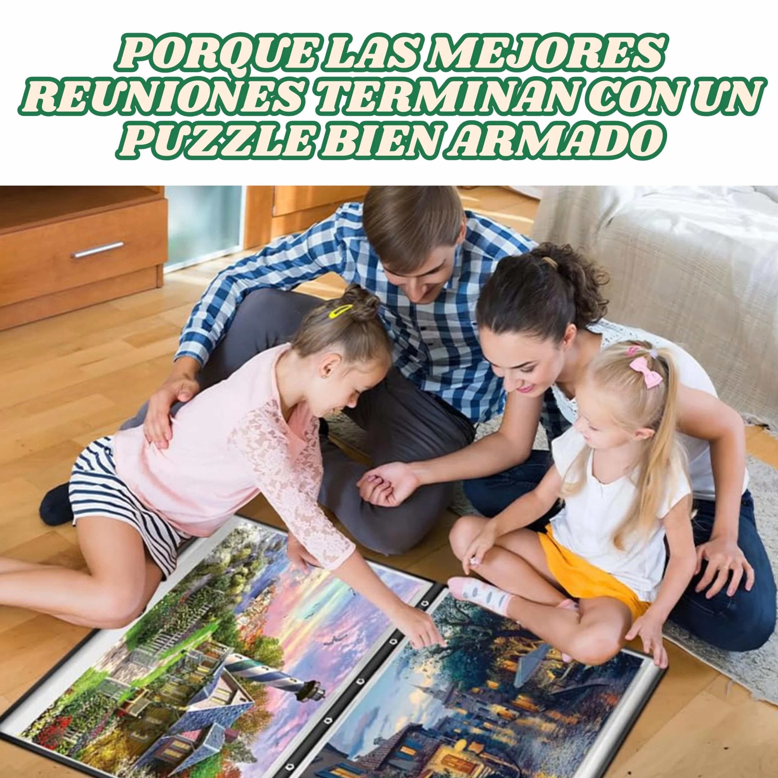 Carpeta de almacenamiento de Puzzles 1000 Piezas Capacidad 20