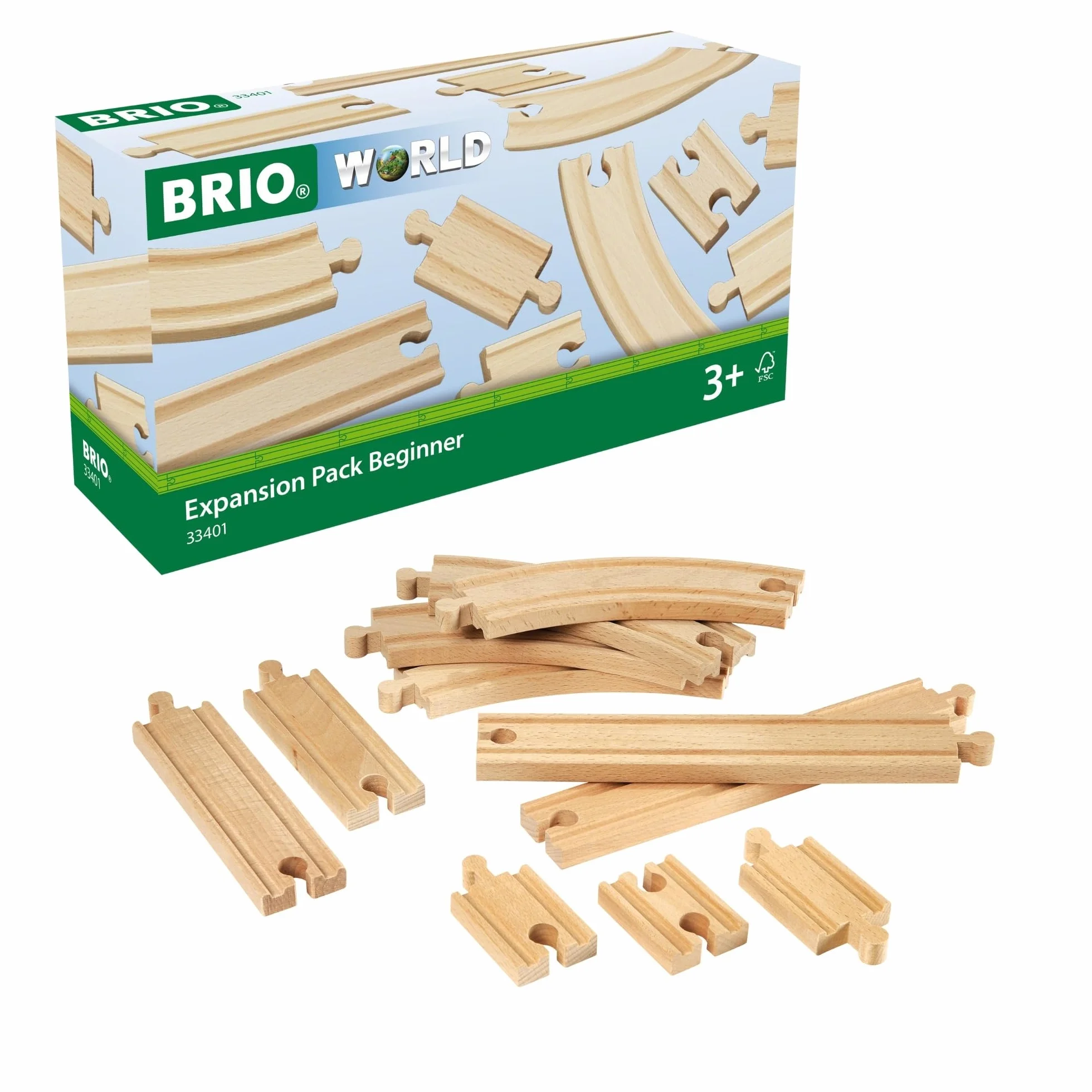 BRIO - Pack de ampliación de vías básico (33401)