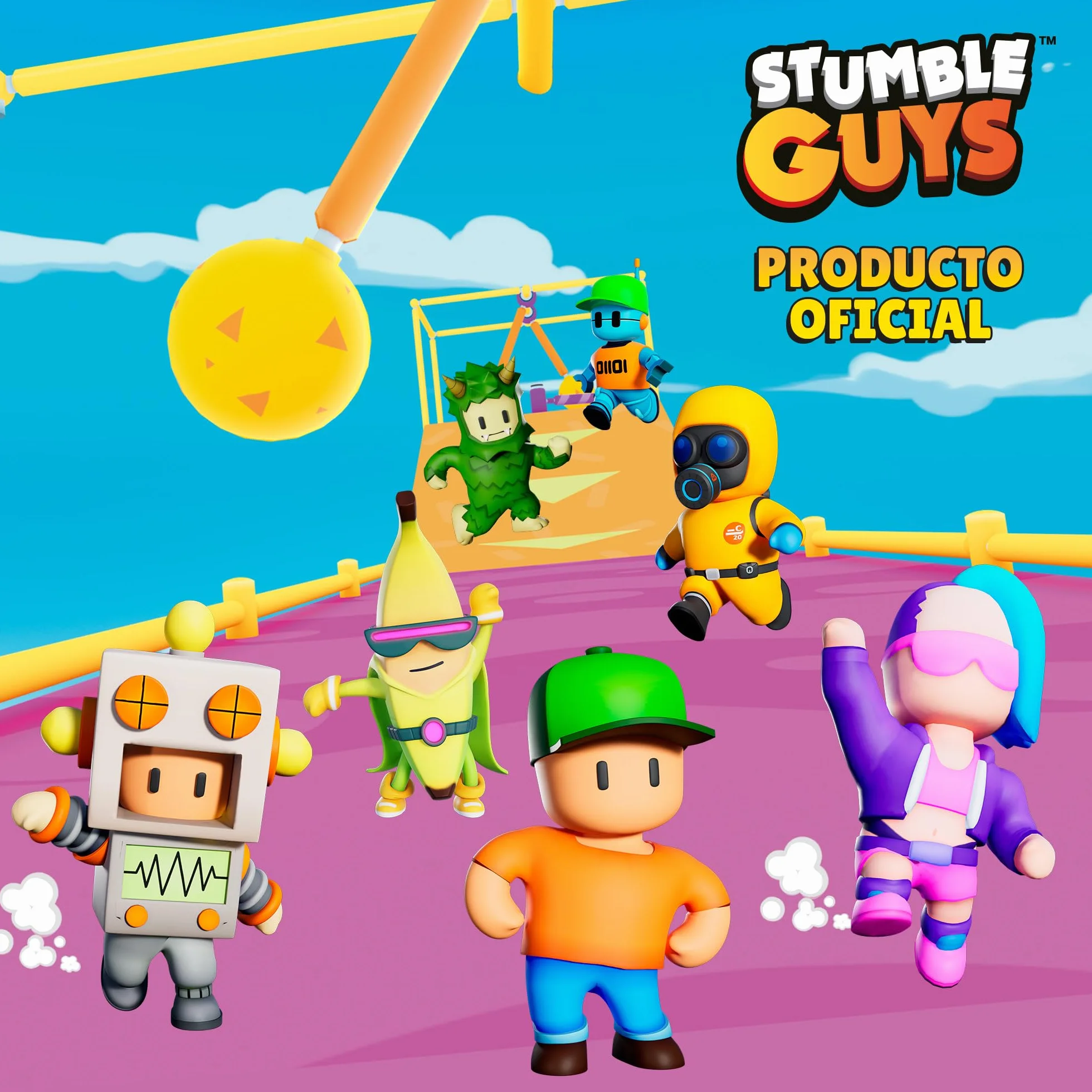 Bizak Monsterflex Stumple Guys, Videojuego, Mr.Stumble, Muñeco súper Extensible y elástico, 15 cm, 16 Modelos para coleccionar, para Adultos coleccionistas y niños Desde 6 años, (64390006-17)