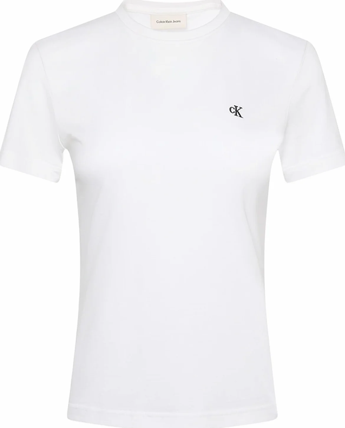 Calvin Klein Camiseta de Manga Corta Mujer Archive Jersey Cuello Redondo