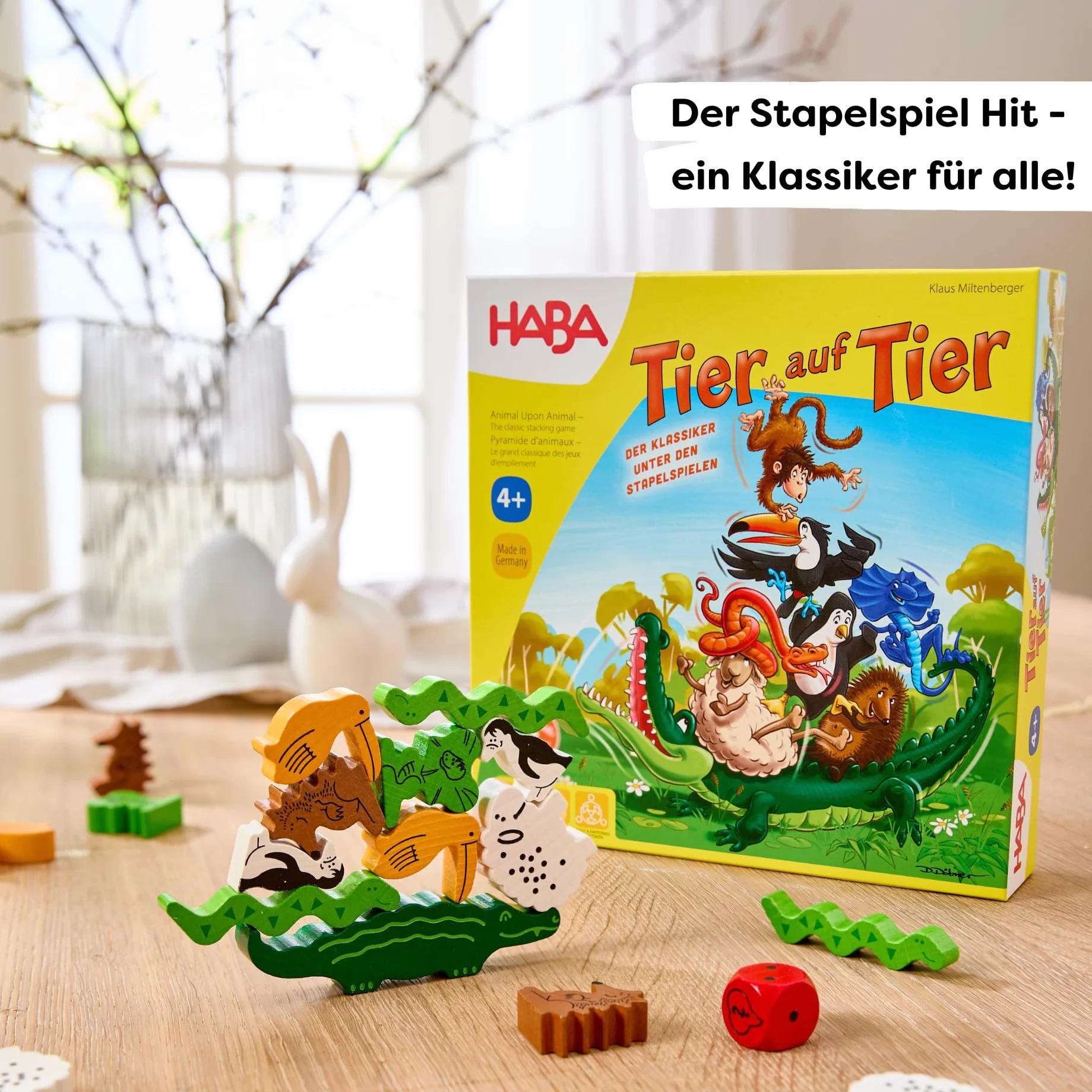 Haba Tier auf Tier Juego Infantil para apilar Animales