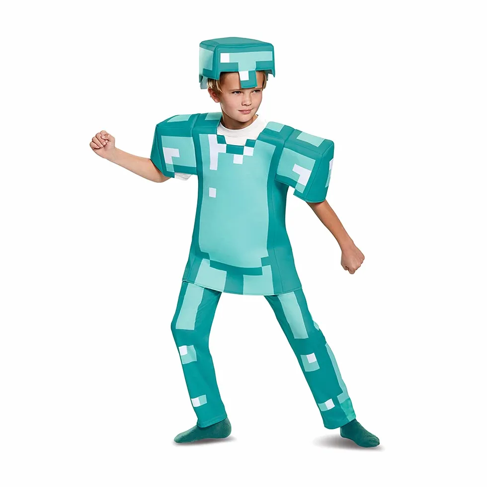 Disfraz de Minecraft Armor Deluxe para Halloween para niños