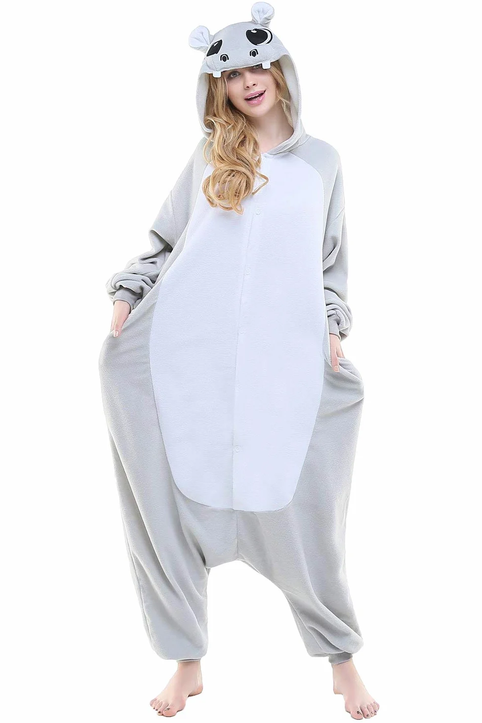Canasour - Disfraz de panda para mujer (forro polar) - - Small