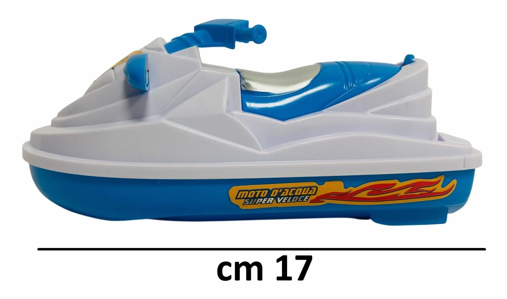 Generico Lancha de juguete a batería, moto de agua, Jet Sky, barco de juguete que funciona con lancha a pilas, súper rápido, 17 cm, juguete para niños, barco a motor eléctrico, juego Sea Race