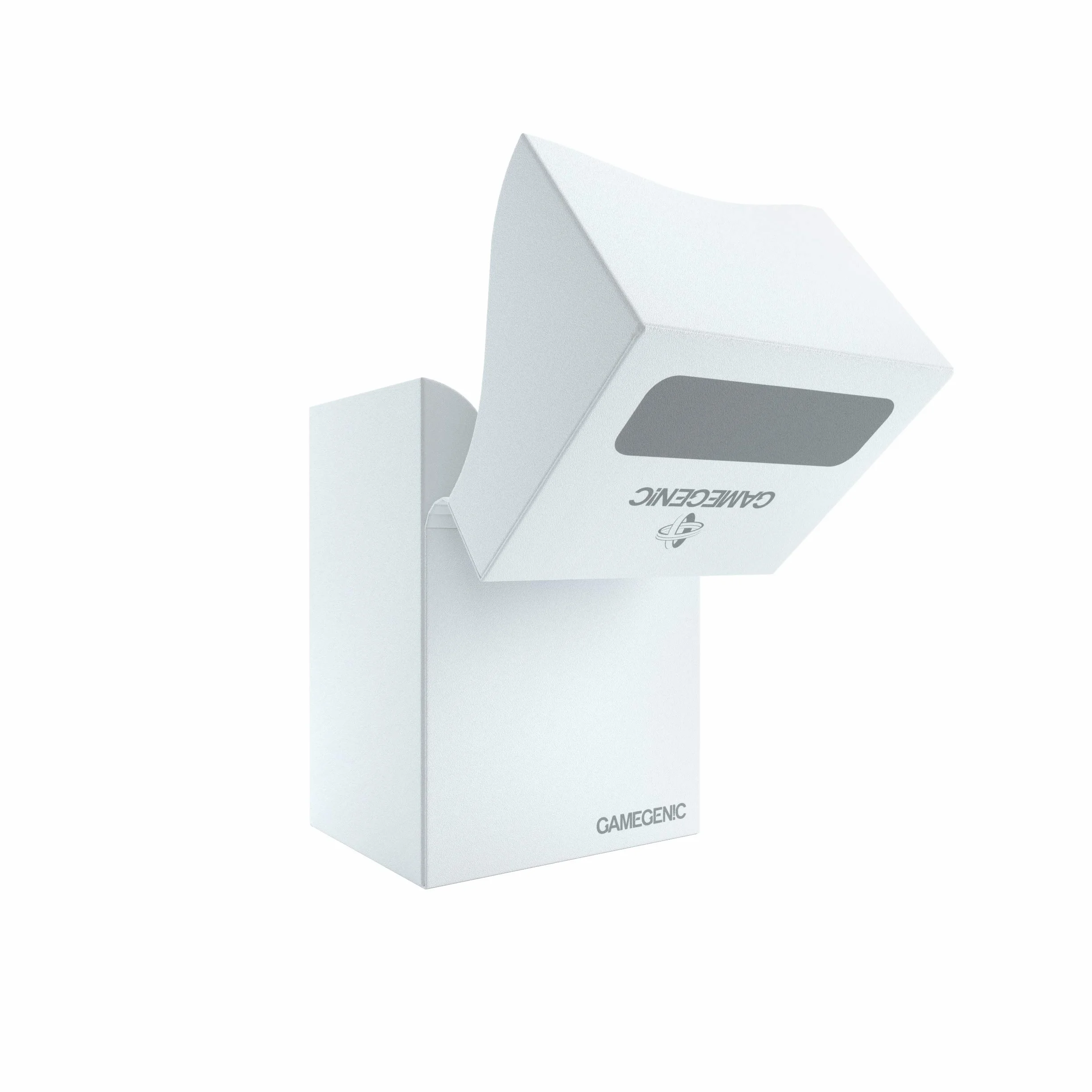 Gamegenic Deck Holder 80+ Blanco - solución inteligente y rápida para almacenar y organizar tus mazos de cartas.