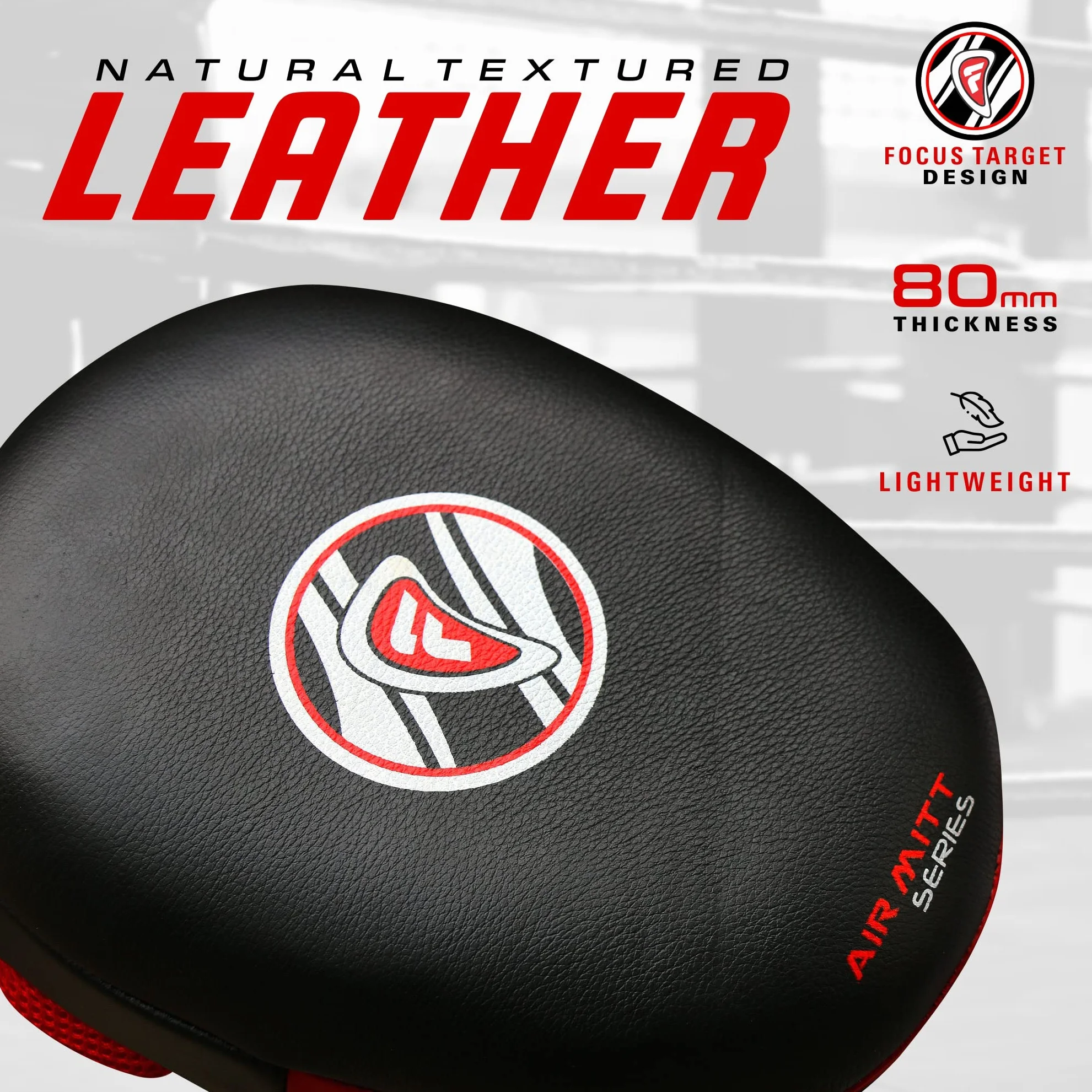 Farabi Sports Manoplas Boxeo Cuero Real Air Boxing Mitts MMA Muay Thai Punching Kickboxing Entrenamiento