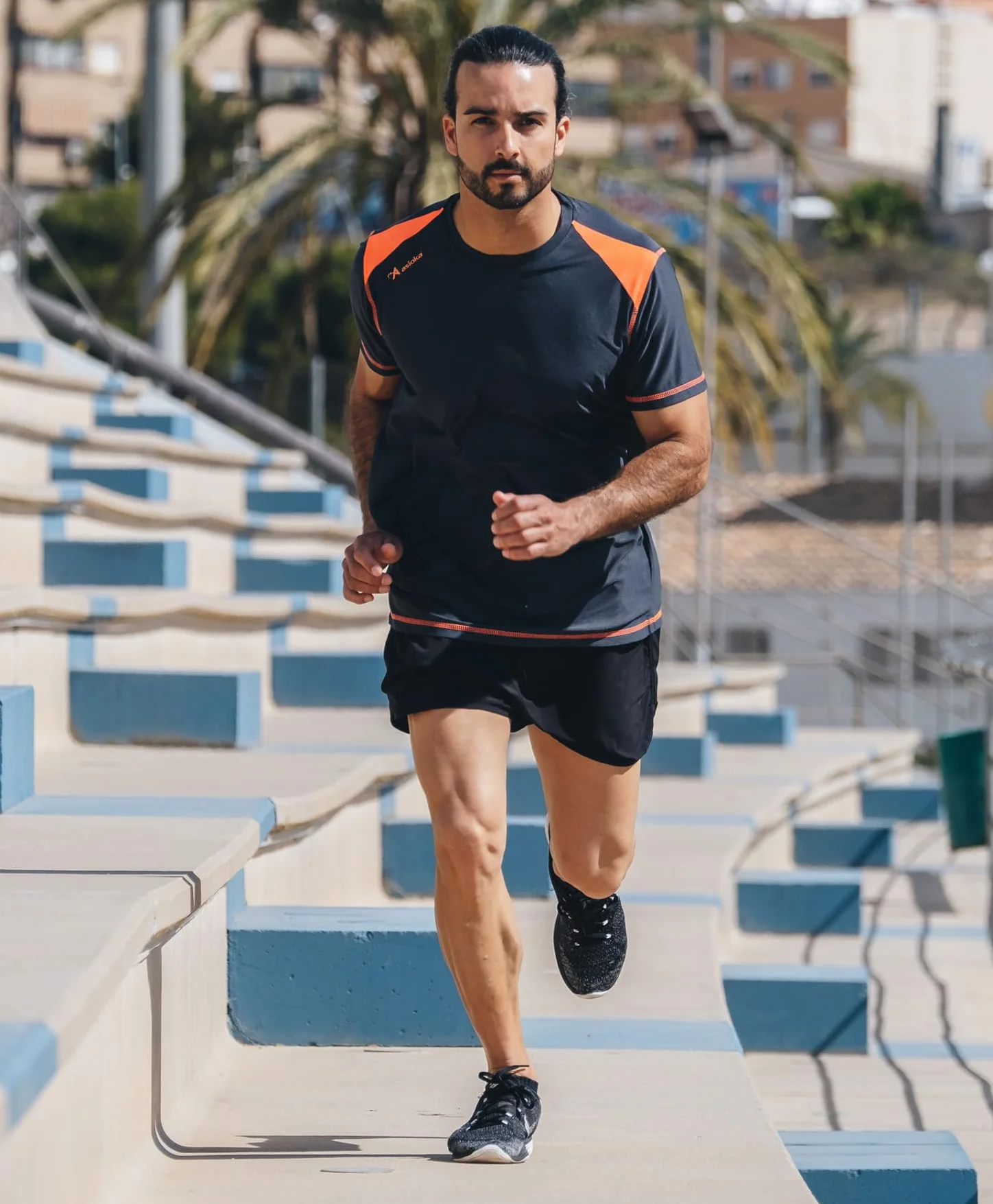ASIOKA 182/17 Camiseta técnica combinada de manga corta para Adultos