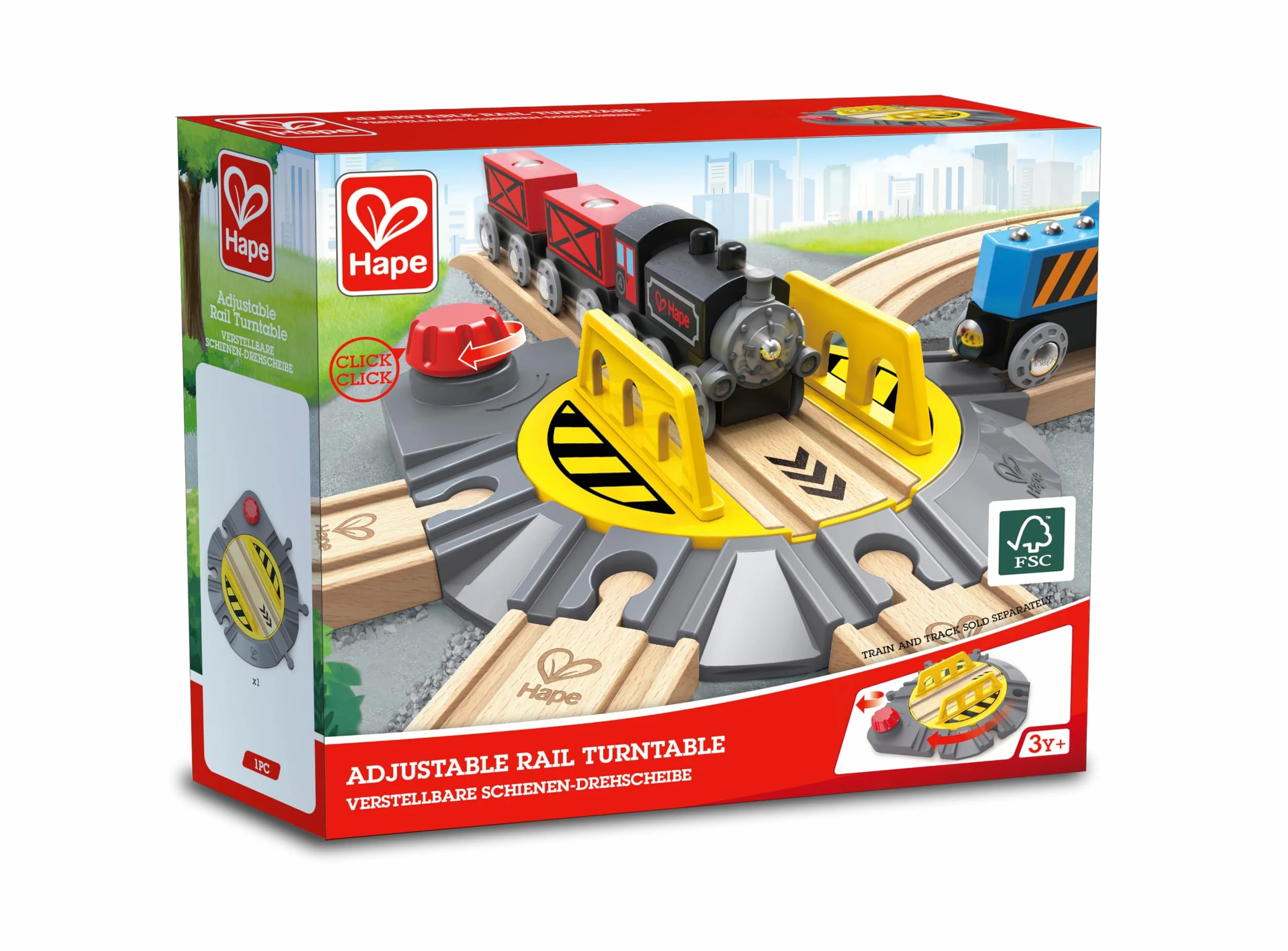 Hape- Plataforma giratoria Circuito de Tren (Toynamics E3723)