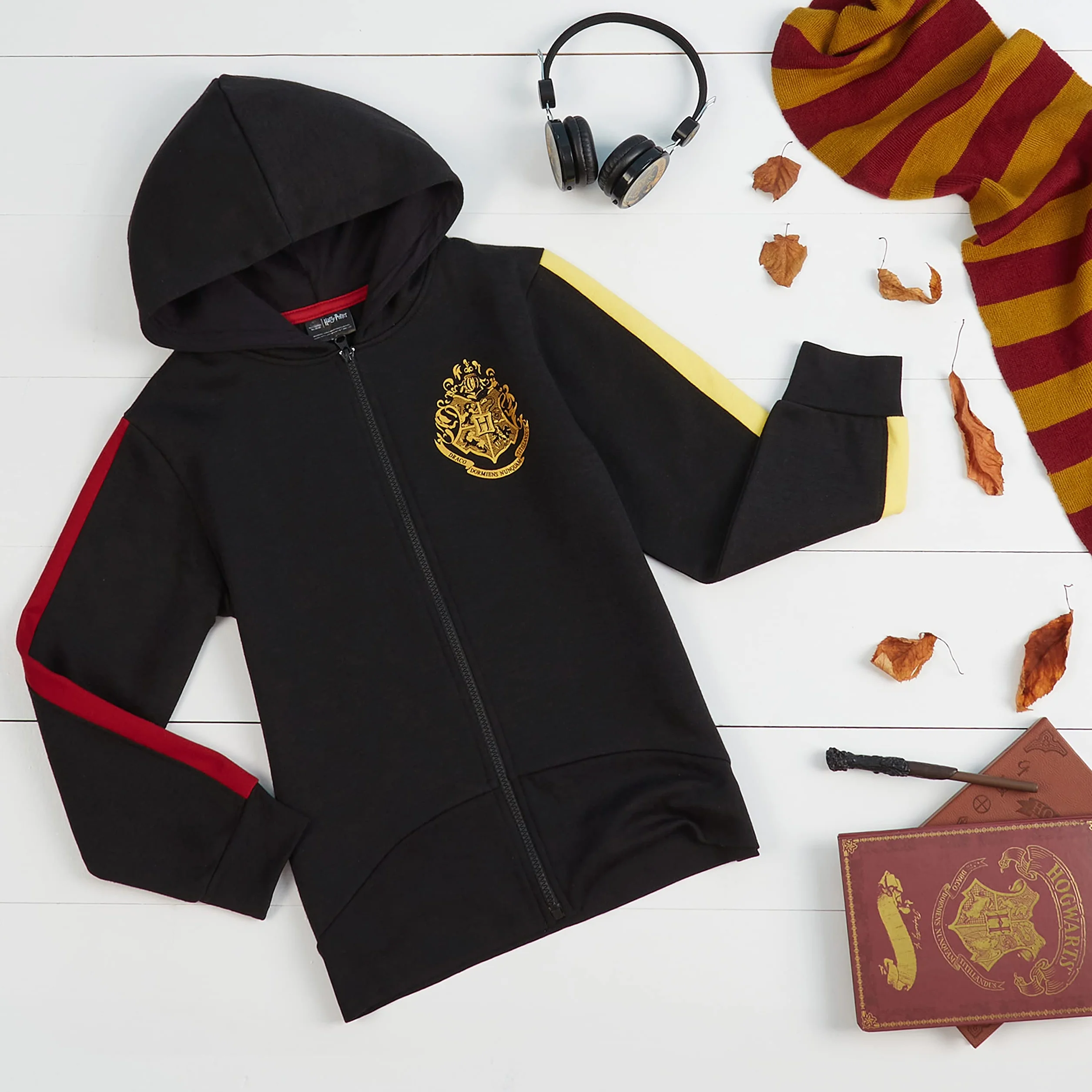 Harry Potter Sudadera con Capucha y Cremallera para Niña