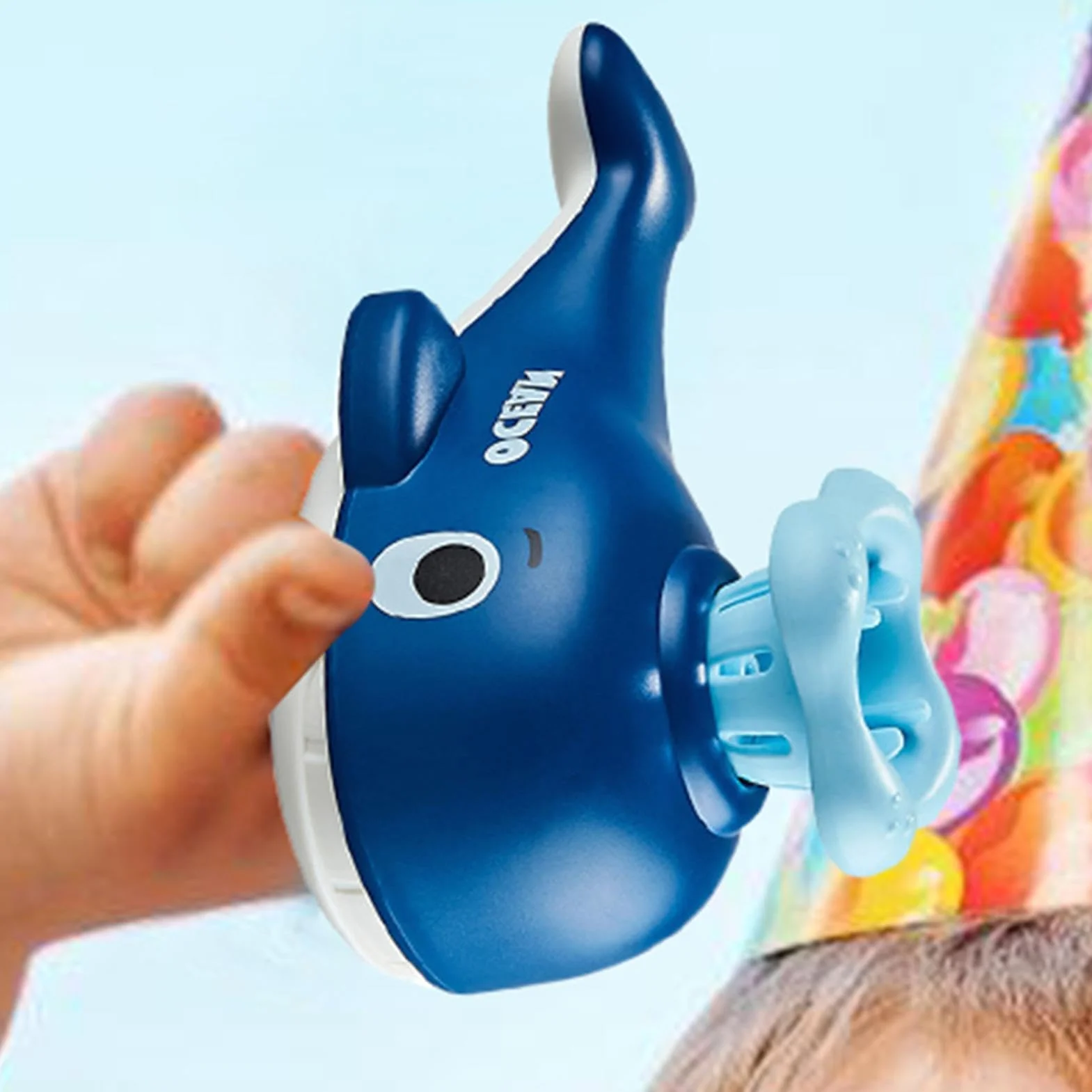 Entrenador de respiración para niños, para ejercitar, Juguetes de Juego de Bolas flotantes de Ballena Linda, Que sopla la Bola para los niños, máquina del Entrenador de de la Capacidad