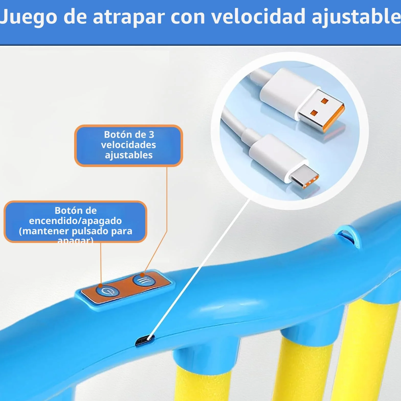 Juego de Atrapar Palos 3 Velocidades Entrenamiento Reacción Coordinación Mano-Ojo Niños Adultos