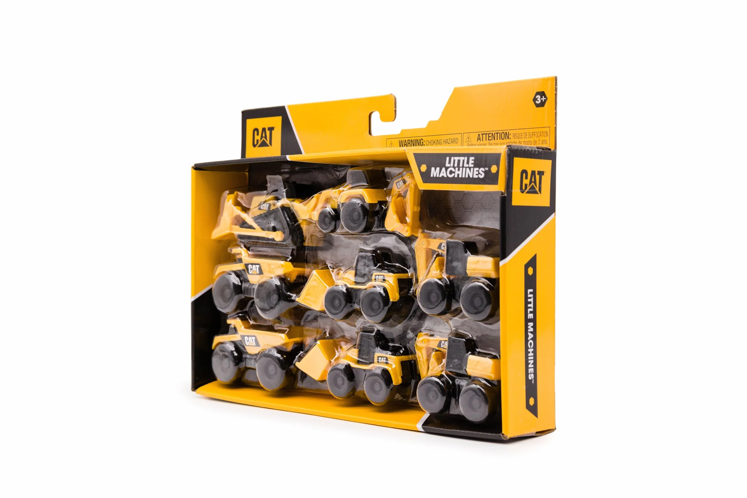 CatToysOfficial | Máquinas y Camiones de Juguete para Niños |8 Piezas – 2 Camión Volquete, 2 Pala Cargadora, Excavadora, Retroexcavadora, Bulldozer, | Juguetes Niños 3 Años o Más