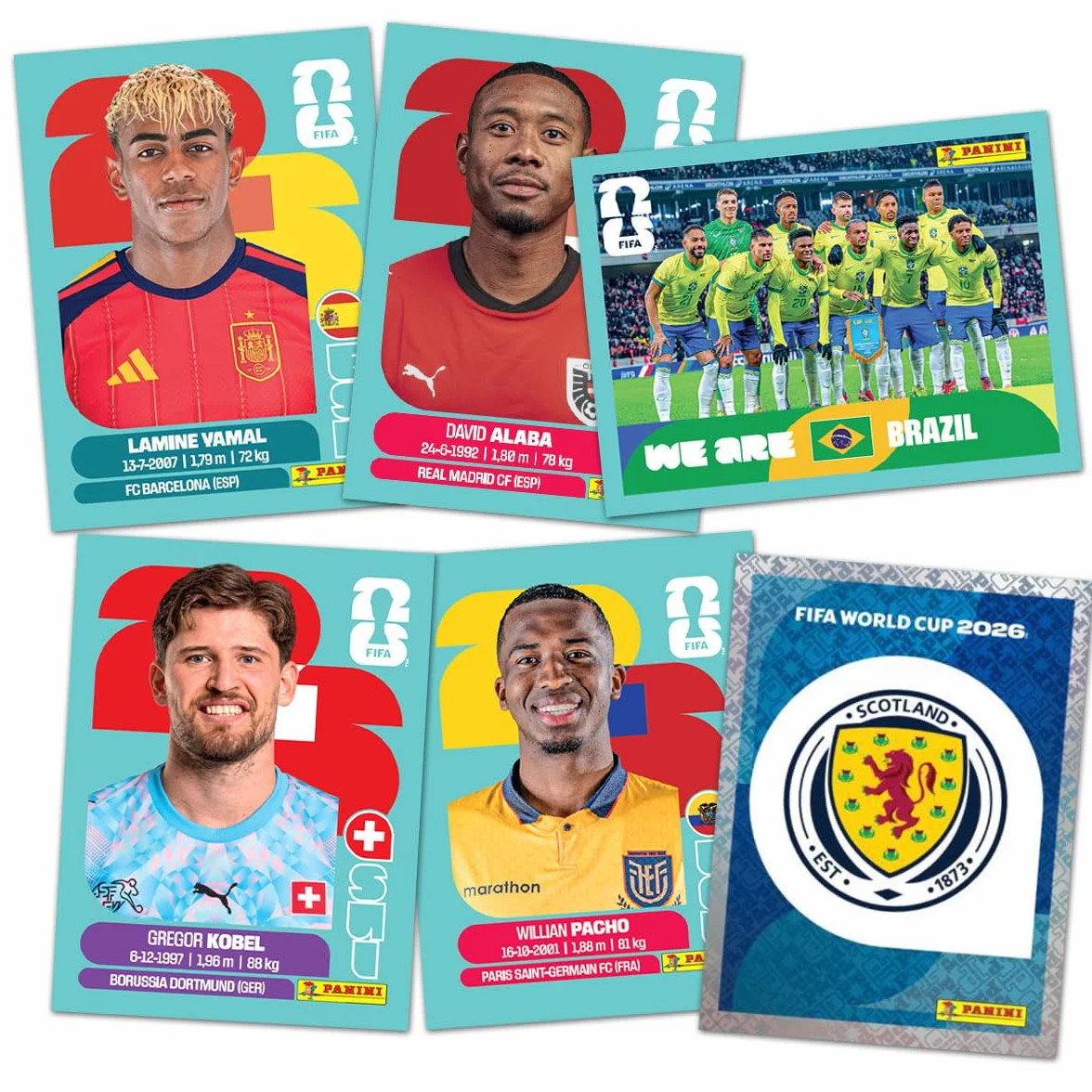 Panini - Colección oficial de la FIFA World Cup 2026™ (caja de 100 bolsas)