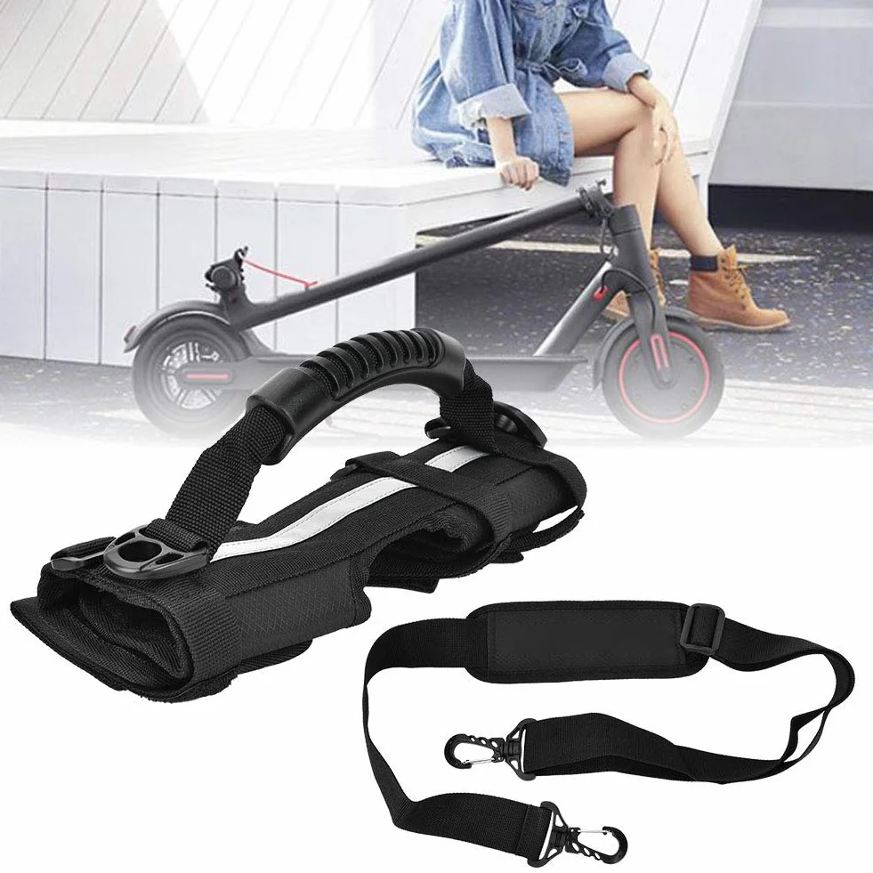 SUNGOOYUE Asa de Transporte para Universal Scooter Hand Carrier Correa Cinturón Plegable Bicicleta Ciclismo Accesorio