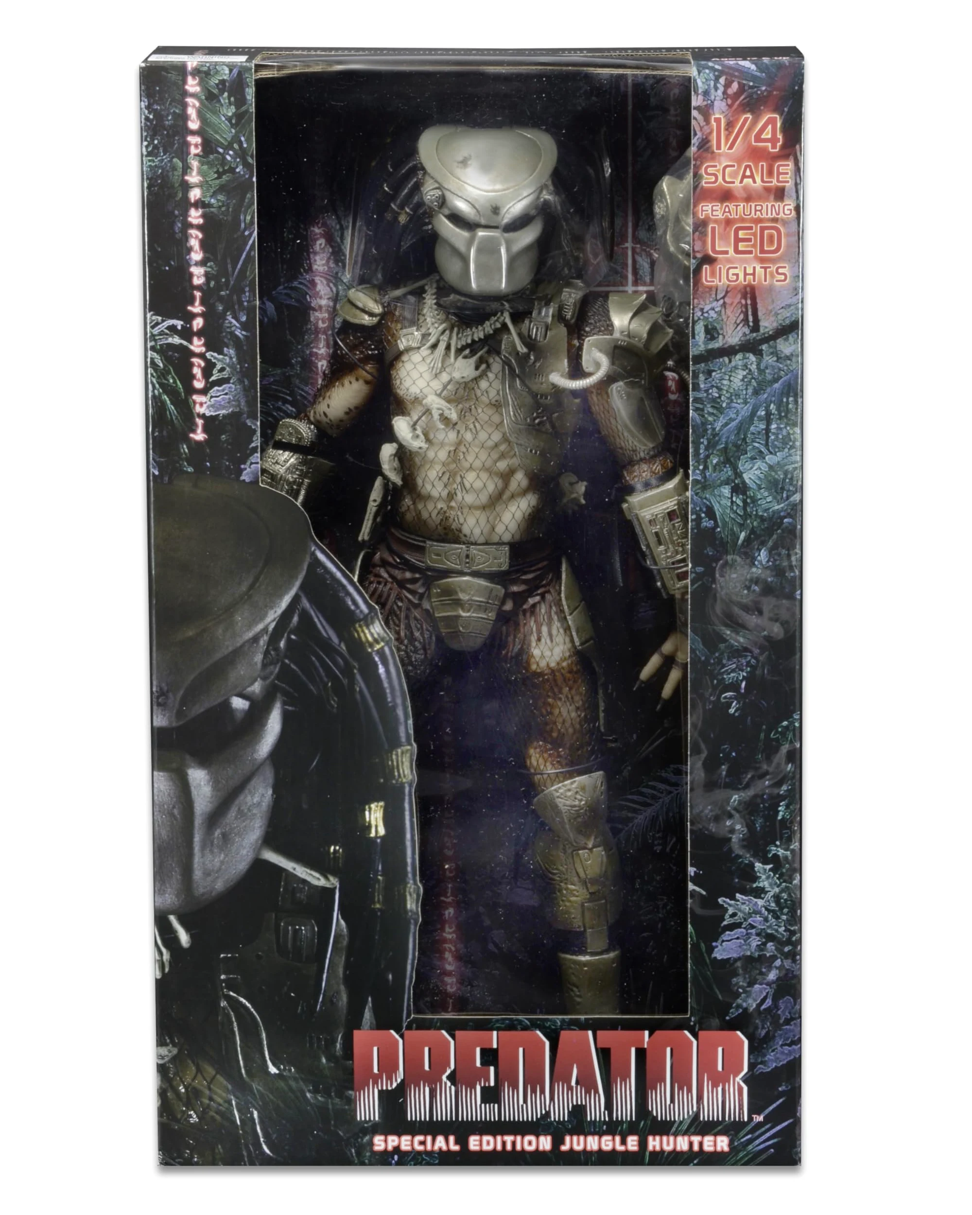 NECA - Jungle Hunter Predator con luz, Figura de 45 cm, Predator (NEC0NC51527)