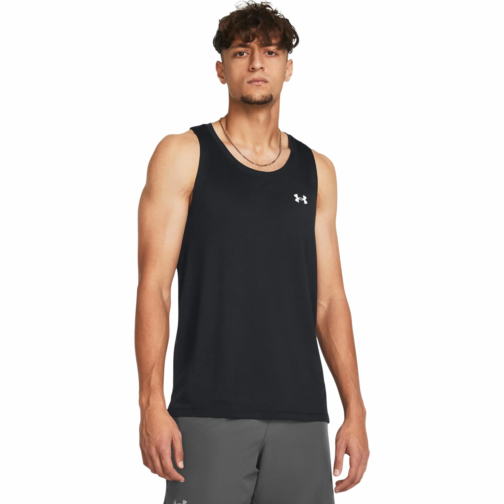 Under Armour Streaker Top de Running Hombres Black