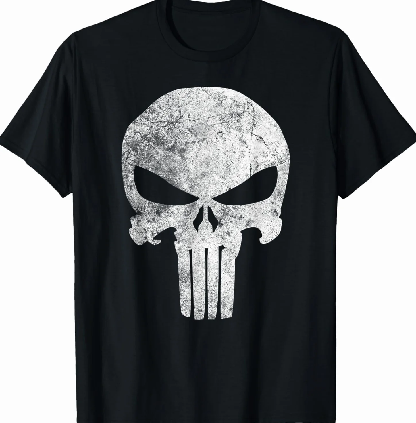 Marvel Punisher Skull Symbol Distressed Camiseta